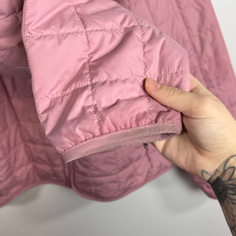 The North Face Mauve Quilted Sherpa Collar Jacket Women’s Size Large - Picture 4 of 6